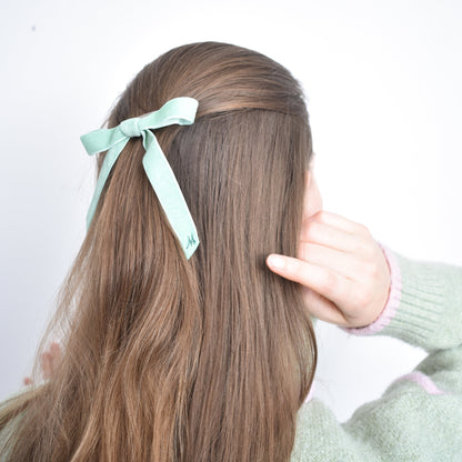 Velvet Bow - Mint