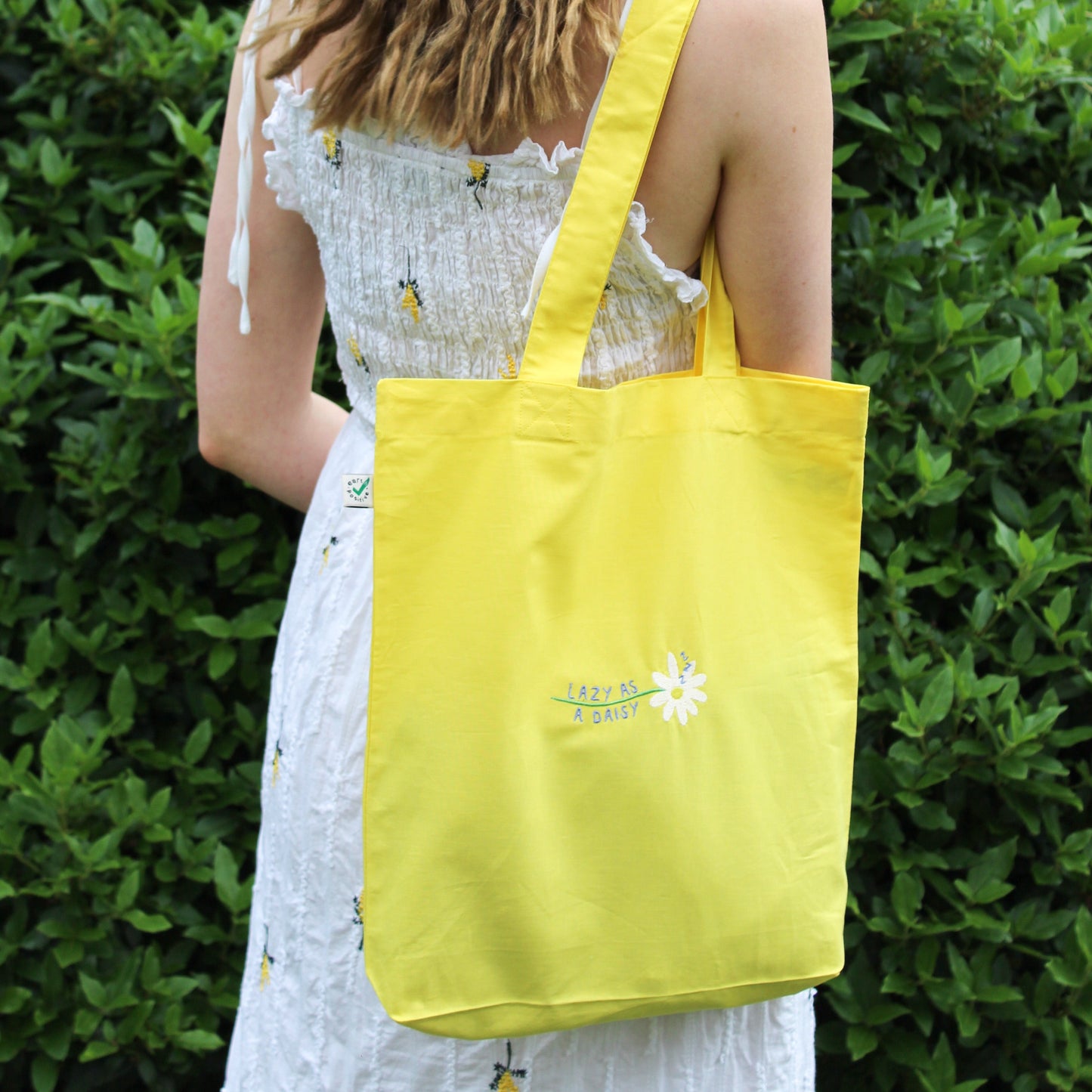 Lazy as a Daisy Tote Bag