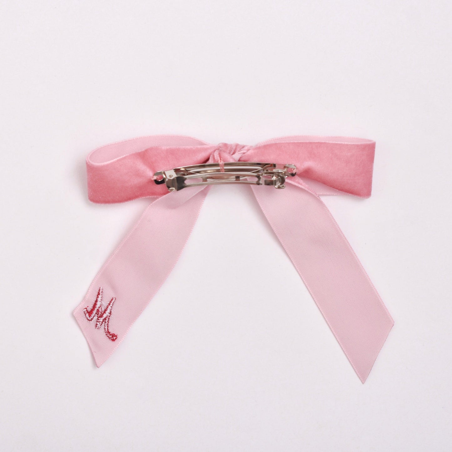 Velvet Bow - Pink