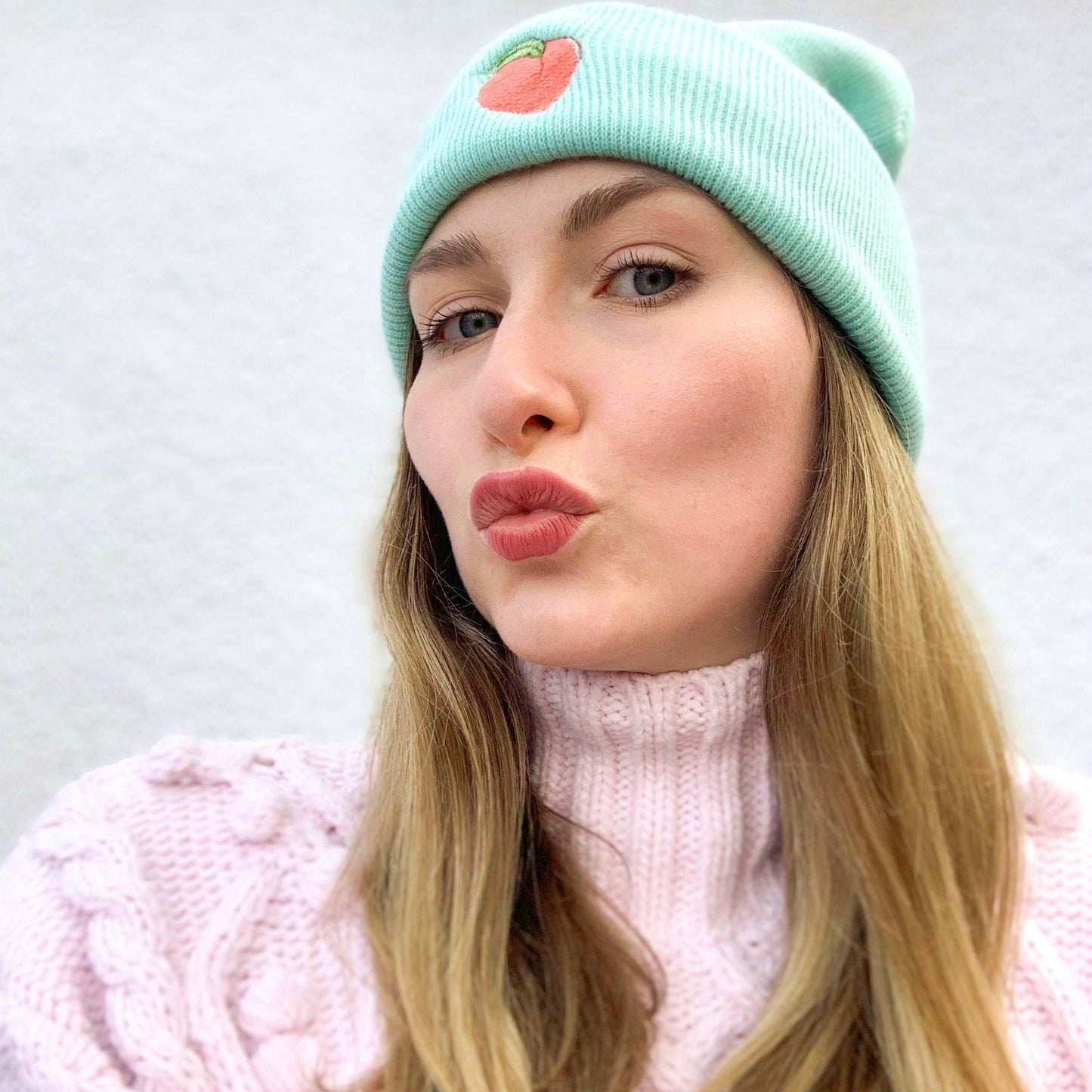 Peach Beanie